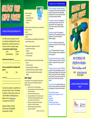 Epilepsy Walk Registration Form