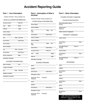 Accident Reporting Form