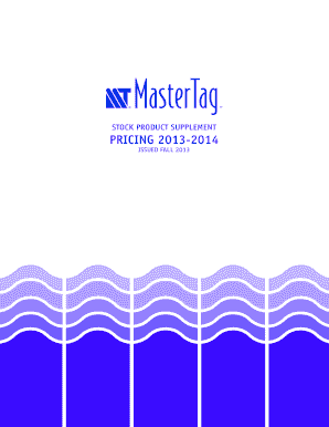MasterTag Order Form