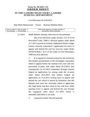 Civil Revision No - sys lhc gov