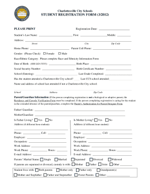 Student Registration Form