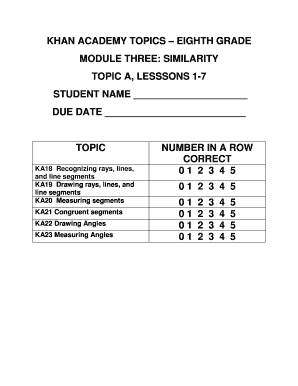 Eighth Grade Similarity Worksheet