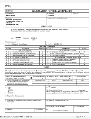 US Federal Blanket Purchase Agreement for Treatment Services