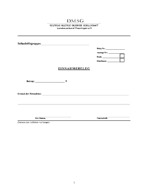 Selbsthilfegruppe: Beleg