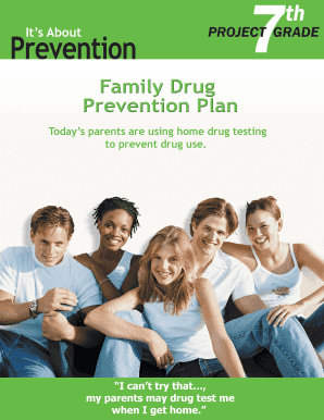 Family Drug Prevention Plan
