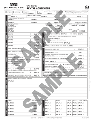 Washington Rental Agreement