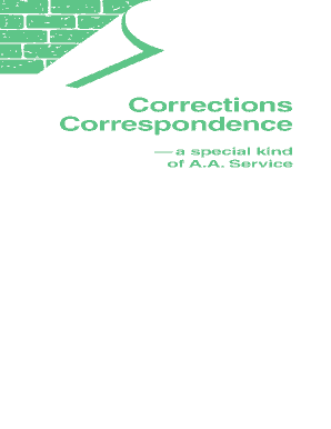 Corrections Correspondence Form