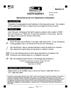 Youth Survey Form
