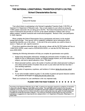 School Characteristics Survey