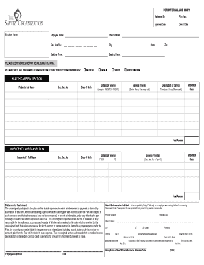 Health and Dependent Care FSA Claim Form