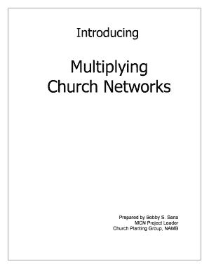 Multiplying Church Networks and Church Planting