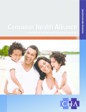 Consumer Health Alliance Membership Application