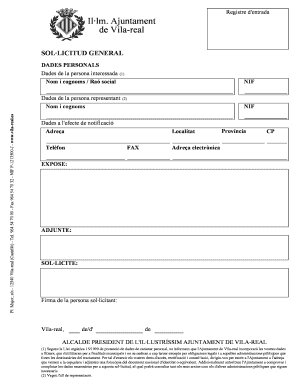 General Request Form