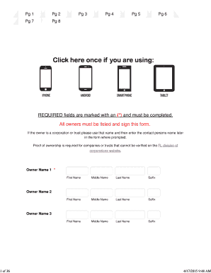 Florida Property Listing Form