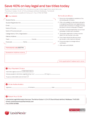 Student Order Form