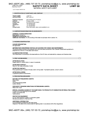 Pulse rate chart - J SAFETY DATA SHEET LHMT 68 - bpromshopb