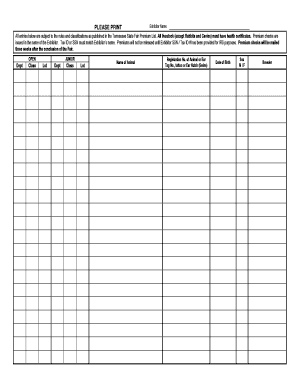 Tennessee State Fair Exhibitor Form