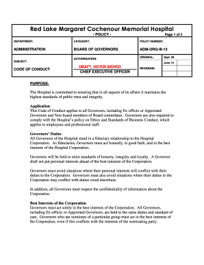 Policy ADM-ORG- III-13 (.pdf) - Red Lake Margaret Cochenour ... - redlakehospital