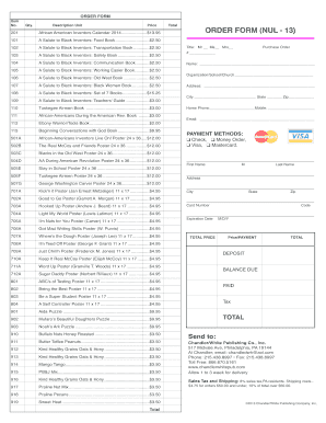 Purchase Order Form