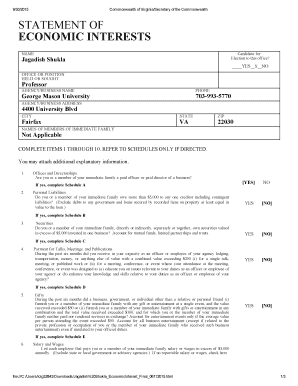 Virginia Statement of Economic Interests