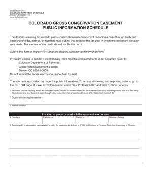 Colorado Gross Conservation Easement Form