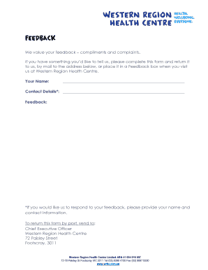 Feedback Form
