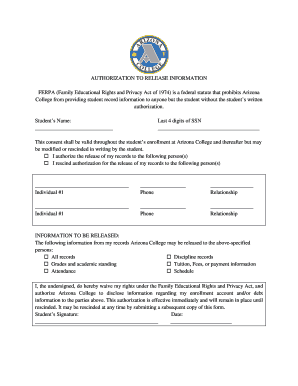 Authorization to Release Information