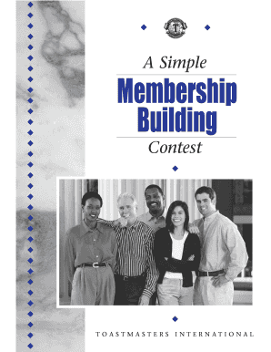 Toastmasters Membership Building Contest
