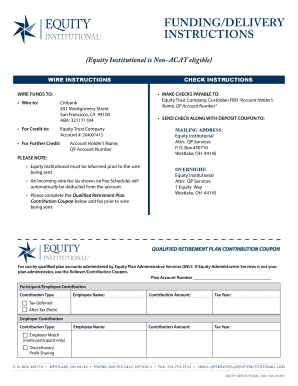 Qualified Retirement Plan Contribution Coupon