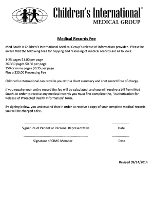 Authorization for Release of Protected Health Information