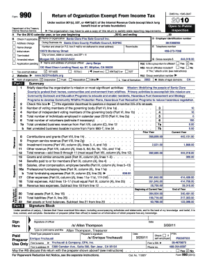 Form 990 Return of Organization Exempt From Income Tax