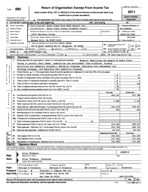 Form 990 Return of Organization Exempt From Income Tax