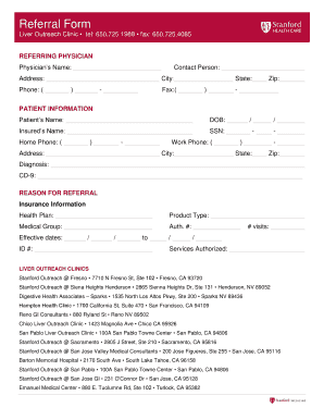 Liver Outreach Clinic Referral Form