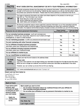 Central Bancompany Privacy Notice