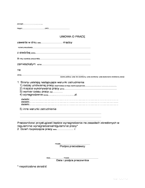 Employment Contract
