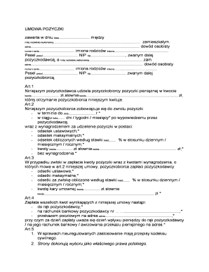 Loan Agreement Template