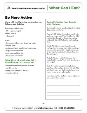 Diabetes Physical Activity Guide