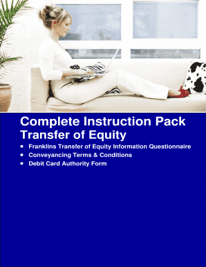 Transfer of Equity Information Questionnaire