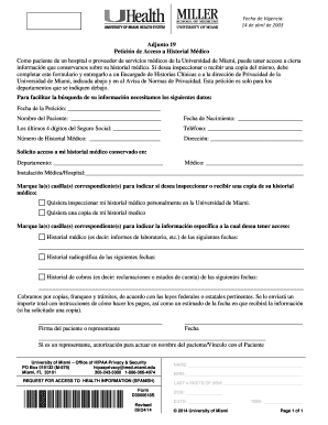 Petición de Acceso a Historial Médico