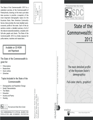 State of the Commonwealth: 2012