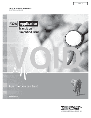 Critical Illness Insurance Application