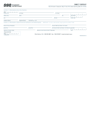 Direct Deposit Form