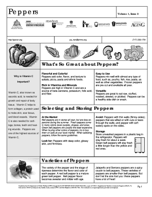 Printable renal diet menu - Whats So Great about Peppers - Home Page PANEN - panen