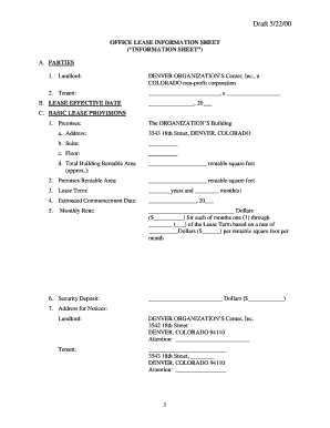 Office Lease Agreement