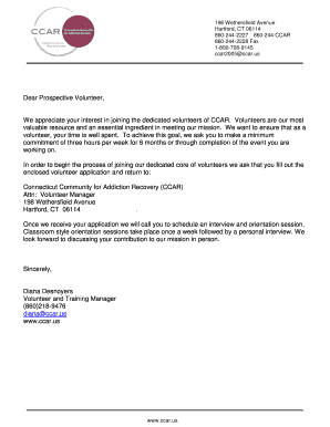 Download A Volunteer Application (.pdf) - ccar