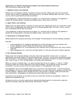 Outline Planning Permission Application