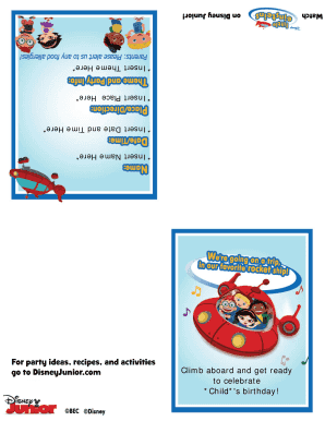 Project proposal for school ideas - For party ideas, recipes, and activities go to DisneyJunior.com