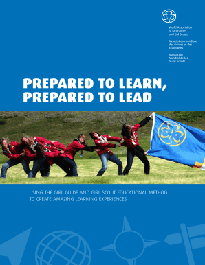 Form r ngo bureau - PREPARED TO LEARN PREPARED TO LEAD - Girl Guides Australia - girlguides org