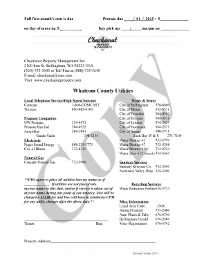 Washington Residential Lease Agreement