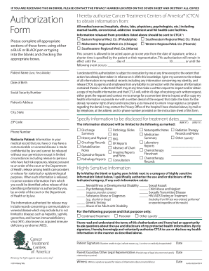 Medical Authorization Form